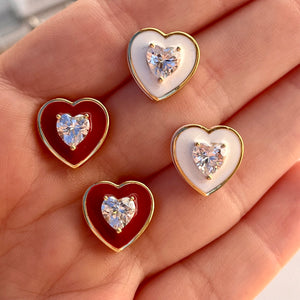 Darling Heart Studs ❤️
