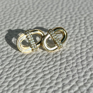 Banded Oval Studs