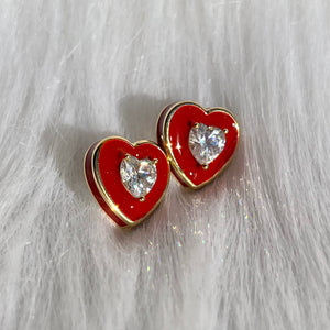Darling Heart Studs ❤️