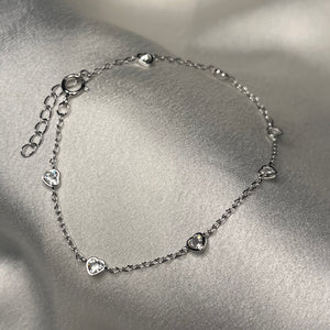 Dainty Hearts Bracelet.925