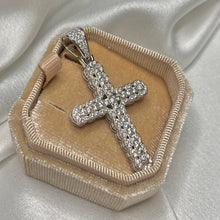 Load image into Gallery viewer, Hip Hop CZ Cross Pendant .925