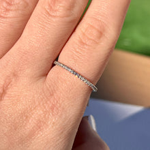 Load image into Gallery viewer, 4 Prong Eternity Ring .925