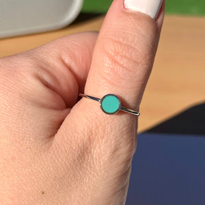 Round Turquoise Ring