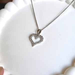 CZ Heart Necklace