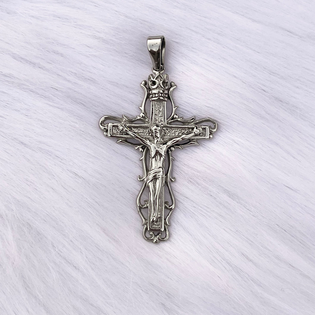 Crowned Crucifix Pendant