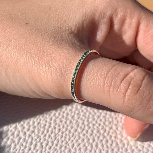 Emerald Band Ring