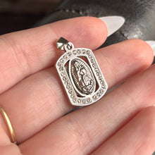 Load image into Gallery viewer, Soft Rectangle Virgencita Pendant