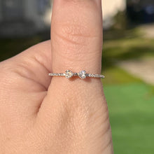 Load image into Gallery viewer, Dainty CZ Bow Ring .925