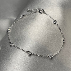 Dainty Hearts Bracelet.925