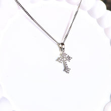 Load image into Gallery viewer, CZ Cross Necklace