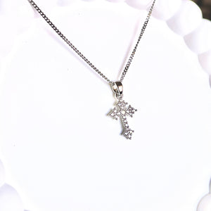 CZ Cross Necklace