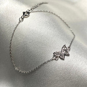 Dainty Butterfly Bracelet.925