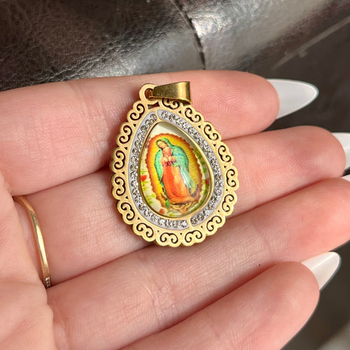 Virgencita Drop Pendant