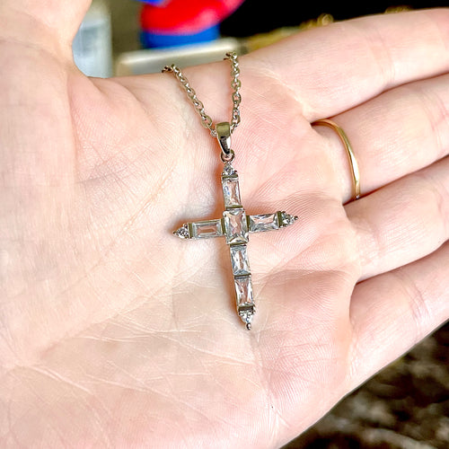 Dazzling Cross Necklace