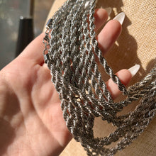 Load image into Gallery viewer, 5mm Stainless Steel Rope Chain