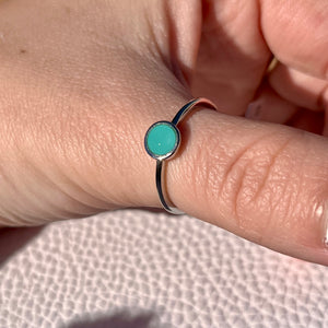 Round Turquoise Ring