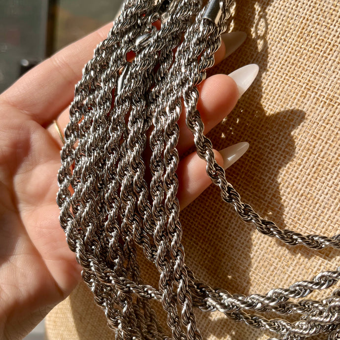 5mm Stainless Steel Rope Chain