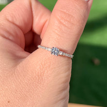 Load image into Gallery viewer, Round CZ Engagement Ring