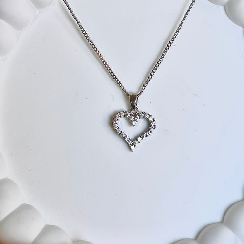CZ Heart Necklace