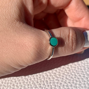 Round Turquoise Ring