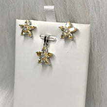 Load image into Gallery viewer, Yellow Floral Set .925