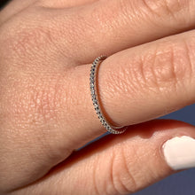 Load image into Gallery viewer, 4 Prong Eternity Ring .925