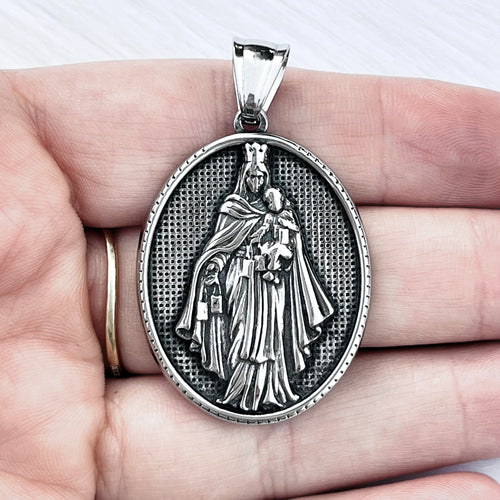 Virgin Mary with Jesus Pendant