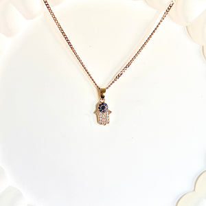 Hamsa necklace