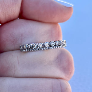 Crown Stackable Ring .925