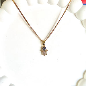 Hamsa necklace