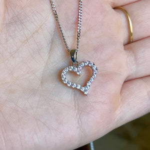 CZ Heart Necklace
