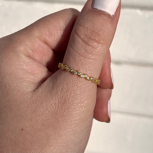 Dainty Bubble Stack Ring