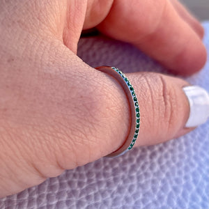 Emerald Band Ring