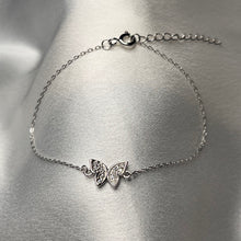 Load image into Gallery viewer, Dainty Butterfly Bracelet.925