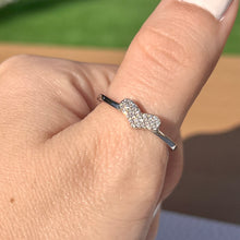 Load image into Gallery viewer, Micro Pave Heart Ring .925