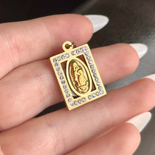 Load image into Gallery viewer, Rectangle Virgencita Pendant