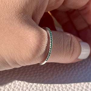 Emerald Band Ring