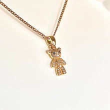 Load image into Gallery viewer, CZ Bear Necklace