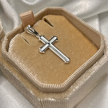 Load image into Gallery viewer, High Polished Cross Pendant .925
