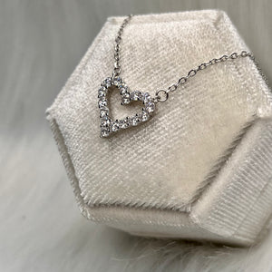 Cute Heart Necklace .925