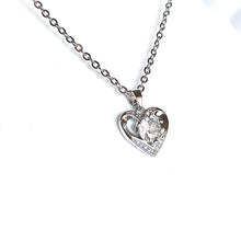 Load image into Gallery viewer, Dazzling CZ heart Necklace