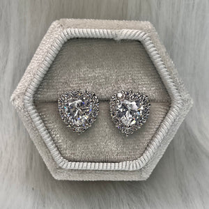 Sweetheart Studs .925