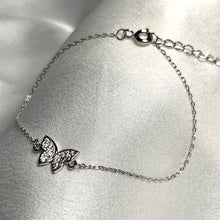 Load image into Gallery viewer, Dainty Butterfly Bracelet.925