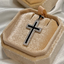 Load image into Gallery viewer, CZ Cross Pendant .925