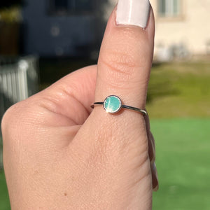 Round Turquoise Ring