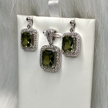 Load image into Gallery viewer, Smokey Topaz CZ Set .925