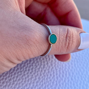 Round Turquoise Ring