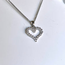 Load image into Gallery viewer, CZ Heart Necklace