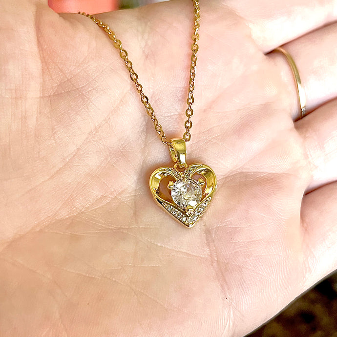Golden Heart Necklace