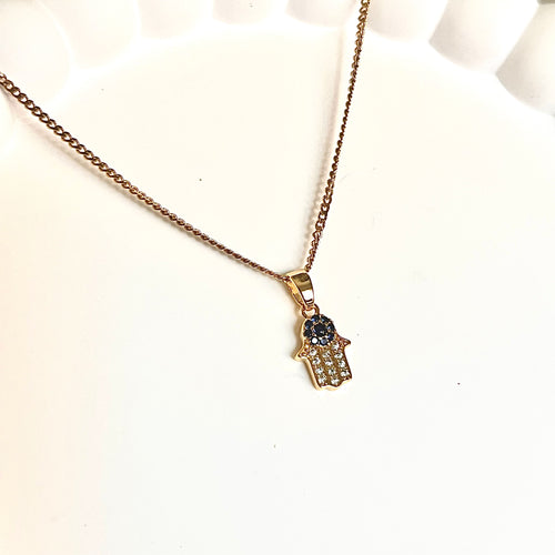 Hamsa necklace